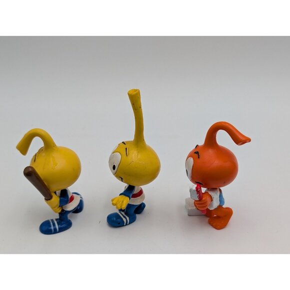Wallace Berrie Snorks Figure Lot of 3 Baseball Football Bathtime - Picture 5 of 10